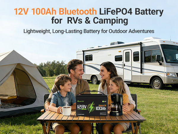 12V 100Ah G31 Elite Smart Bluetooth LiFePO4 – Greenoe