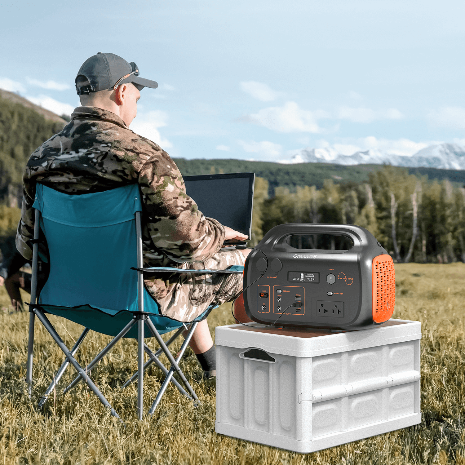 GreenOE Venture 600 655Wh Portable Power Station