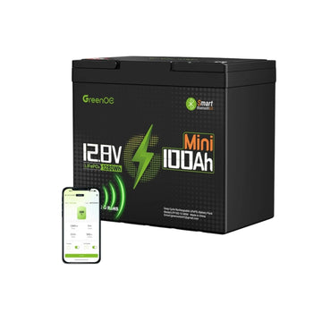 12V 100Ah Mini Bluetooth LiFePO4